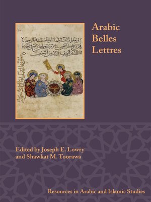 cover image of Arabic Belles Lettres